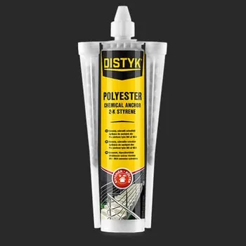 Stavební chemie Den Braven CHEMICKÁ KOTVA POLYESTER Distyk, kartuše 300 ml, šedá