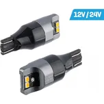 LED žárovka sada 12V/24V W16W oranžová CANBUS