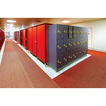 Rohožka Bazénová rohož Miami 0,5 x 10 m - Červená / 10 m / 0,5 m