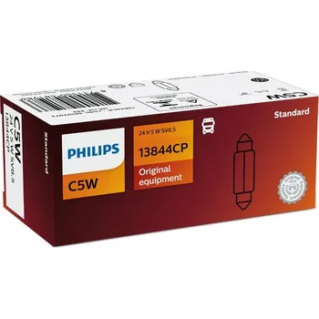 Autožárovka Žárovka, osvětlení poznávací značky PHILIPS 13844CP