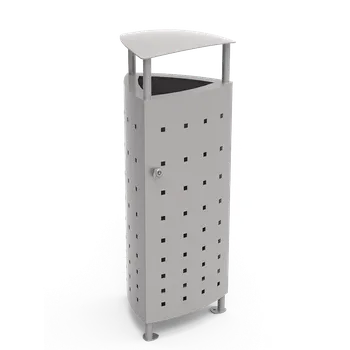 Venkovní odpadkový koš Benito Kovový venkovní odpadkový koš Argo Plus 70 litrů