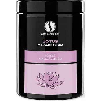 Masážní přípravek Masážní krém na obličej a tělo Sara Beauty Spa - Lotos 1000 ml