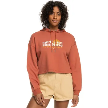 Dámská mikina mikina Roxy Turning Tides A - CNS0/Baked Clay XL