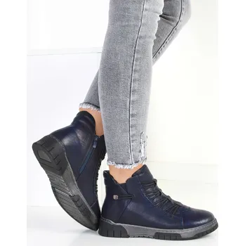 Dámská zimní obuv Chunsen Dámské zimní kotníkové boty 27603-11BL Velikost: 38