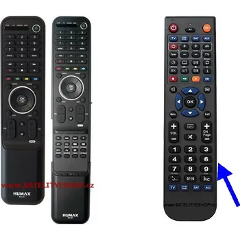 Dálkový ovladač Humax ICORD RM-301 dálkový ovladač náhradní
