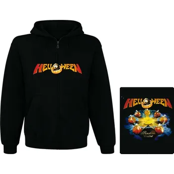 Pánská mikina mikina s kapucí a zipem Helloween - Pumpkins United