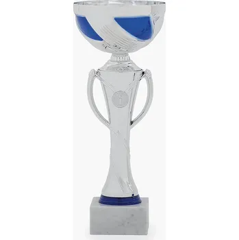 Cinkili Pohár C23142 stříbrný/modrý Označení: C, Výška: 30 cm, Průměr: 120 mm