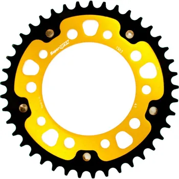 Řetězová sada pro motocykl Rozeta SUPERSPROX STEALTH RST-1303:41-GLD zlatá 41 zubů, 520