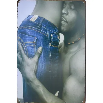 Plechová cedule TP Plechová cedule - Žena a muž (M)