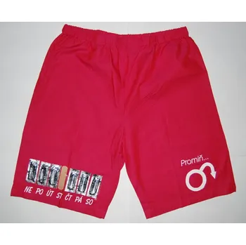 Trenýrky Trenýrky s kondomy - Promiň... Barva: červená, Velikost: M