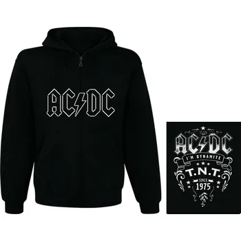 Pánská mikina mikina s kapucí a zipem AC/DC - 1975
