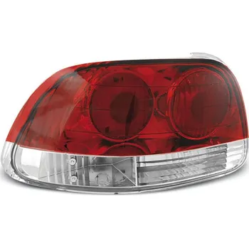 Zadní světlomet TUNING-TEC Zadní světla Honda CRX Del Sol 92-97 - bílé/červené