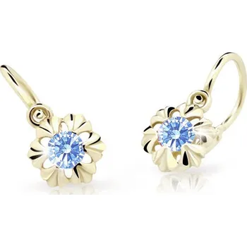 Náušnice Cutie Jewellery Dětské náušnice C2213Z-Světle modrá