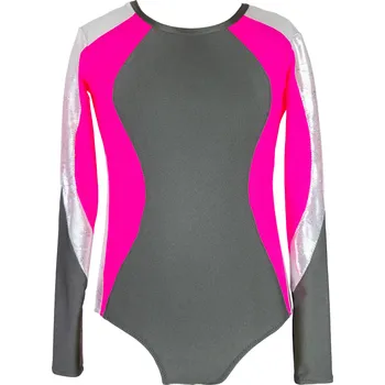 VFstyle Dres na gymnastiku Calla šedý Velikost: M Velikost od 122