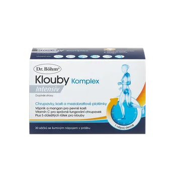 Kloubní výživa Dr. Böhm Klouby Komplex Intensiv 30 sáčků