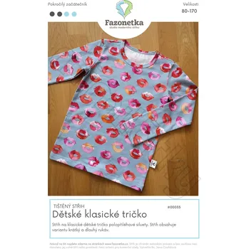 Nit Tištěný střih Dětské tričko Klasik | 80 - 170