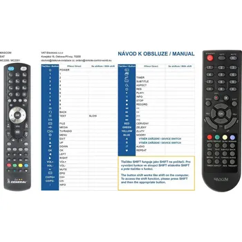 Dálkový ovladač General MASCOM MC2200, MC2201 - náhradní dálkový ovladač