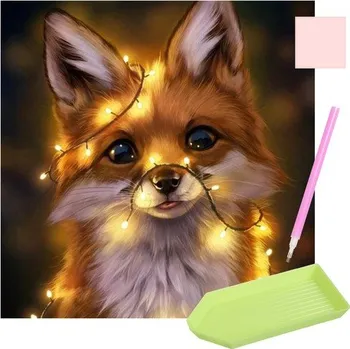 Výtvarná sada Deminas | Diamantové malování - Liška