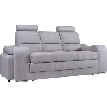 Sedací souprava Pohovka VENUSA šedá + 2 taburety