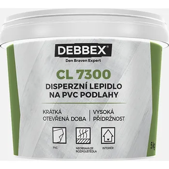Průmyslové lepidlo Den Braven CL 7300 510049RL 5 kg Varianta: Disperzní lepidlo na PVC podlahy CL 7300 14 kg kbelík bílá