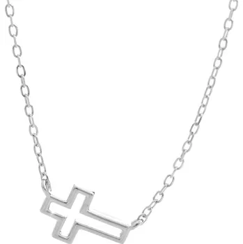 Náhrdelník Stříbrný náhrdelník s motivem kříže