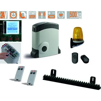 Pohon brány Cardin Elettronica S.p.A. SET SL524CB Sada pohonu pro posuvné brány do 500kg se záložním zdrojem