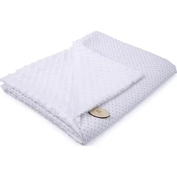 Dětská deka Maceshka Deka Minky Puntík v bílé