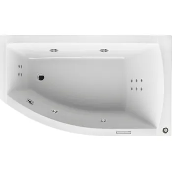 Vana Santech plus Santech masážní vana FIONA, systém BODY 300, 160x95 cm + DOPRAVA ZDARMA Varianta: Pravá