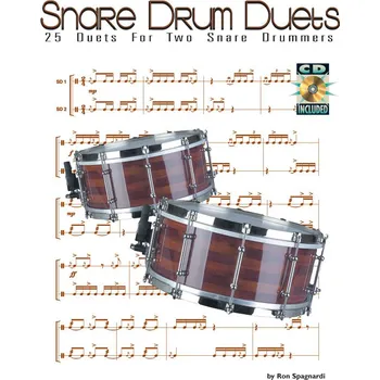 Snare Drum Duets - 25 Duets for Two Snare Drummers - pro mal buben 1014410