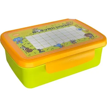 R&B Mědílek Zdravá sváča komplet box 900 ml, zelený/žlutý