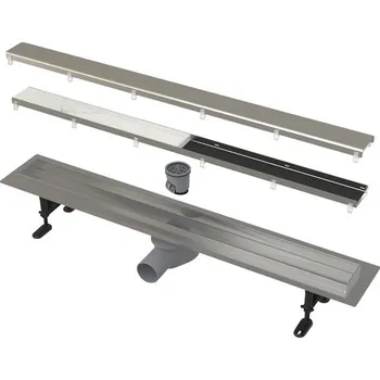 Sprchový žlab vč. roštu Alcadrain FIT and GO CPZ13-DOUBLE9-750