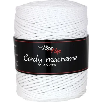 Vlna-Hep Cordy Macrame 2,5 mm, 8002