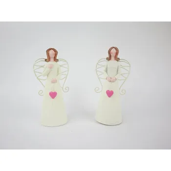 Figurka Anděl Mett krém 14 cm, mix druhů (133188 015 CAP-7-02095-21 anděl)