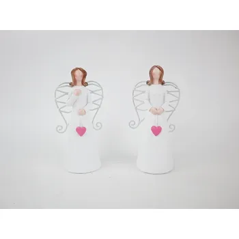 Figurka Anděl Mett bílý 21 cm, mix druhů (133189 015 CAP-7-02096-21 anděl)