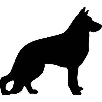 Vsepropejska Německý ovčák dřevěná dekorace na zeď Rozměr (cm): 38 x 33, Typ: Ovčák 3