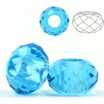 Šperky4U Skleněný navlékací korálek Rondelle - RD0001