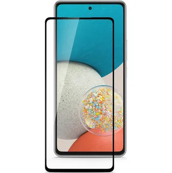 3x Picasee 3D tvrzené sklo s rámečkem pro Samsung Galaxy M53 5G - černé - 2+1 zdarma