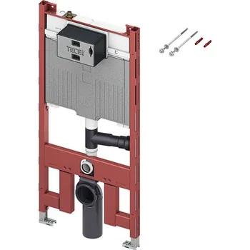 Tece TECEprofil montážní prvek pro WC, s nádržkou Octa II, 8 cm, s připojením pro odtah zápachu, instalační výška 1120 mm (9300501)
