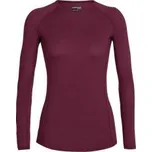 ICEBREAKER W 150 Zone LS Crewe cherry S; Růžová triko + DÁREK DLE VÝBĚRU!