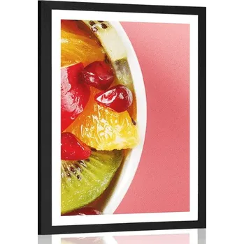 Plakát Dovido Plakát s paspartou letní ovocný salát