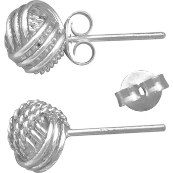 Náušnice Stříbrné náušnice Ag 1,7 g klubko