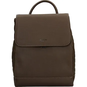 Městský batoh Módní dámský batůžek David Jones Heléne - khaki