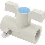 PPR grn kohout kulový plastový s výpustným ventilem 20