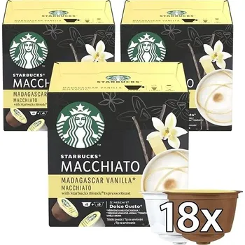 STARBUCKS® Madagascar Vanilla Macchiato by NESCAFÉ® Dolce Gusto® - 36 kapslí (18 porcí)