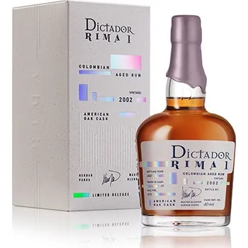 Rum Dictador Rima American Oak Cask 2002 0,7 l