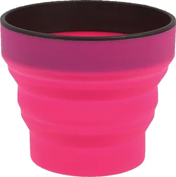 Kempingové nádobí Lifeventure Ellipse Flexi Mug 350 ml růžový