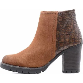 Dámské tenisky Marco Tozzi dámský kotník na podpatku 2-25403 hnědý Velikost: 38