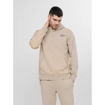 Pánská mikina 4F H4L22-BLM022 BEIGE Pánská mikina US L