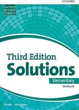 Anglický jazyk Solutions: Third Edition: Elementary: Workbook - Tim Falla, Paul A. Davies (2017, brožovaná)