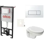 Cenově zvýhodněný závěsný WC set Alca do lehkých stěn / předstěnová montáž + WC Ceramia S-Line Pro SIKOASP8